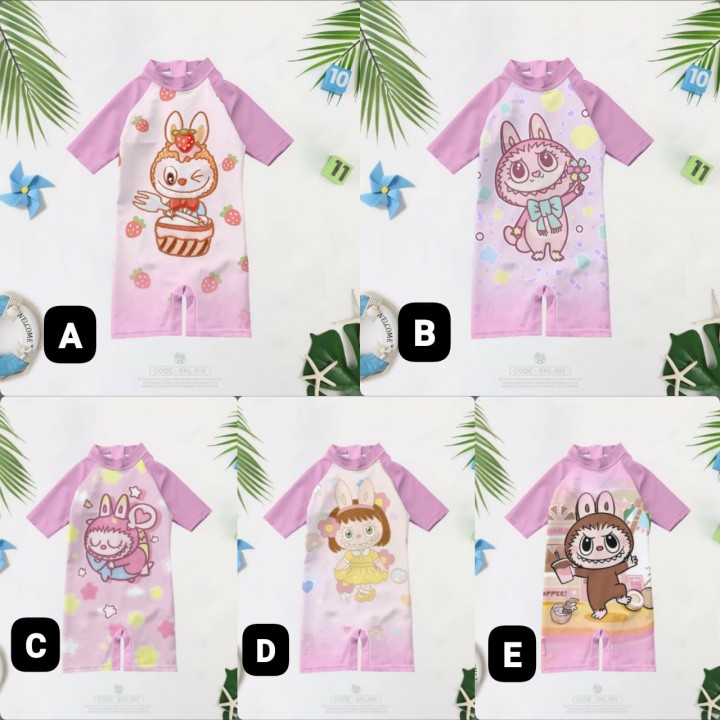 FAST PO LOLLY DIVING BAJU RENANG - LABUBU SERIES