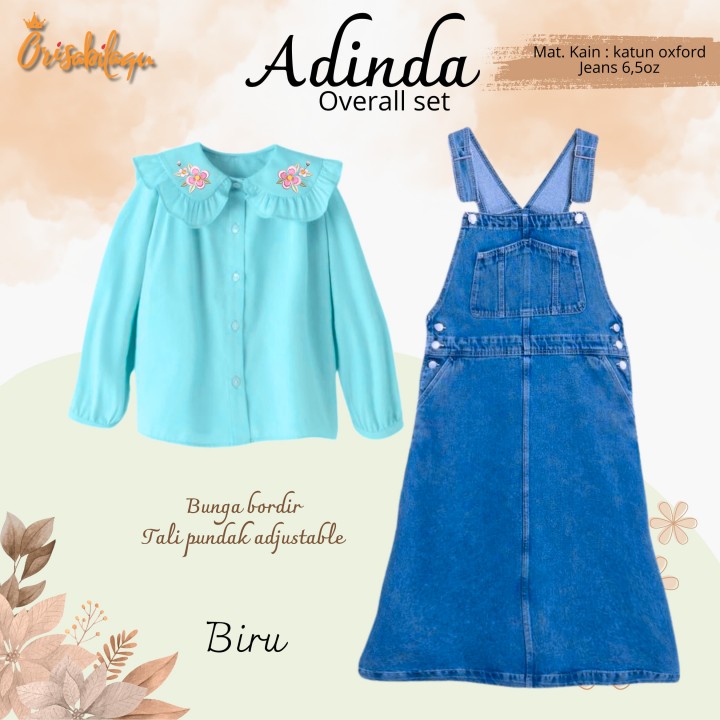 PO ADINDA OVERALL SET (KIDS)  BY ORISABILAQU