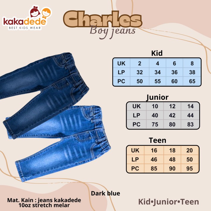 PO CHARLES JEANS (KIDS) BY KAKADEDE