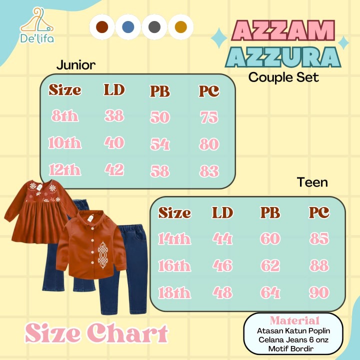 AZZAM COUPLE SET BY DE'LIFA