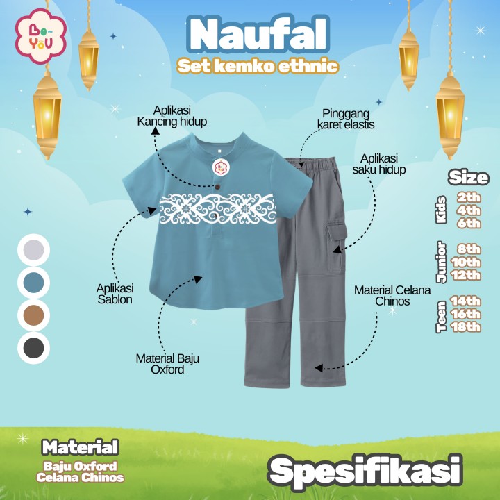 PO NAUFAL SET KEMKO ETHNIC BY BE-YOU