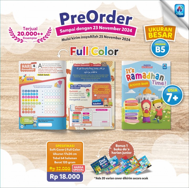 PO BUKU IT'S RAMADHAN TIME  ACTIVITY BOOK ARAFAH