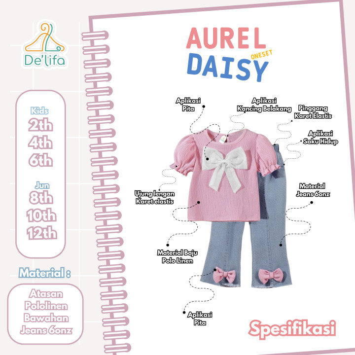 PO AUREL ONESET DAISY BY DELIFA