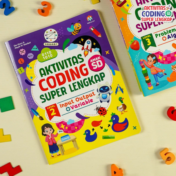 PO BUKU AKTIVITAS CODING SUPER LENGKAP UNTUK SD - ZIYAD