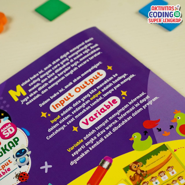 PO BUKU AKTIVITAS CODING SUPER LENGKAP UNTUK SD - ZIYAD