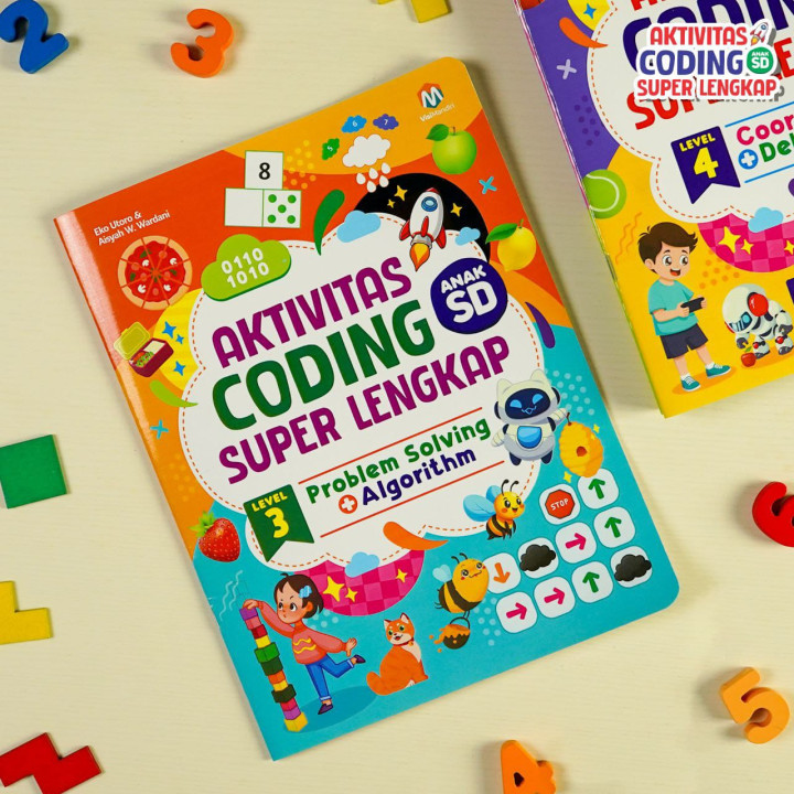 PO BUKU AKTIVITAS CODING SUPER LENGKAP UNTUK SD - ZIYAD