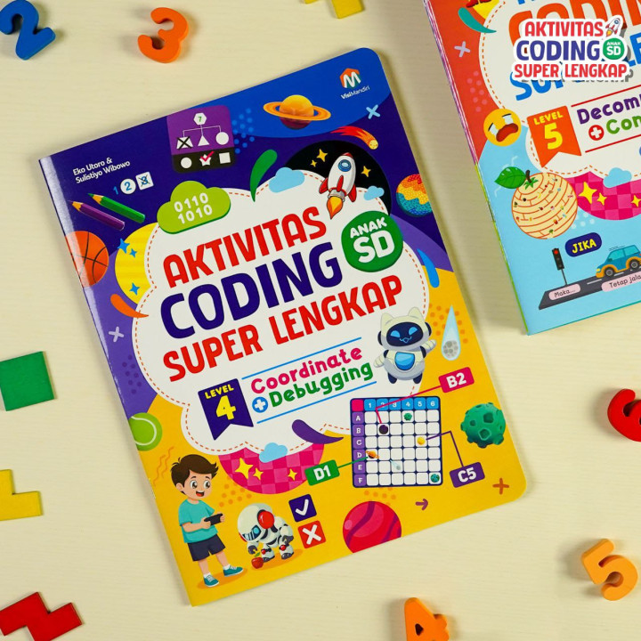 PO BUKU AKTIVITAS CODING SUPER LENGKAP UNTUK SD - ZIYAD