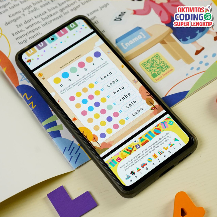PO BUKU AKTIVITAS CODING SUPER LENGKAP UNTUK SD - ZIYAD