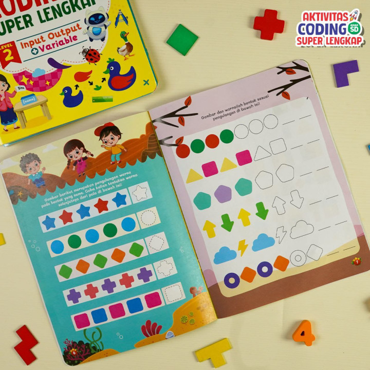 PO BUKU AKTIVITAS CODING SUPER LENGKAP UNTUK SD - ZIYAD