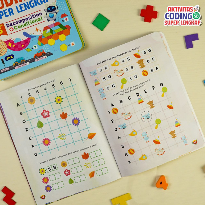 PO BUKU AKTIVITAS CODING SUPER LENGKAP UNTUK SD - ZIYAD