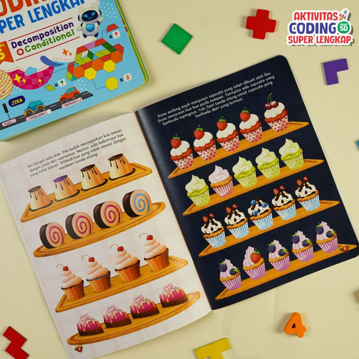 PO BUKU AKTIVITAS CODING SUPER LENGKAP UNTUK SD - ZIYAD
