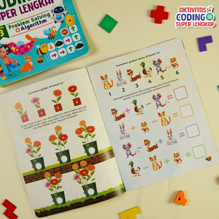 PO BUKU AKTIVITAS CODING SUPER LENGKAP UNTUK SD - ZIYAD