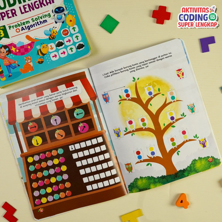 PO BUKU AKTIVITAS CODING SUPER LENGKAP UNTUK SD - ZIYAD