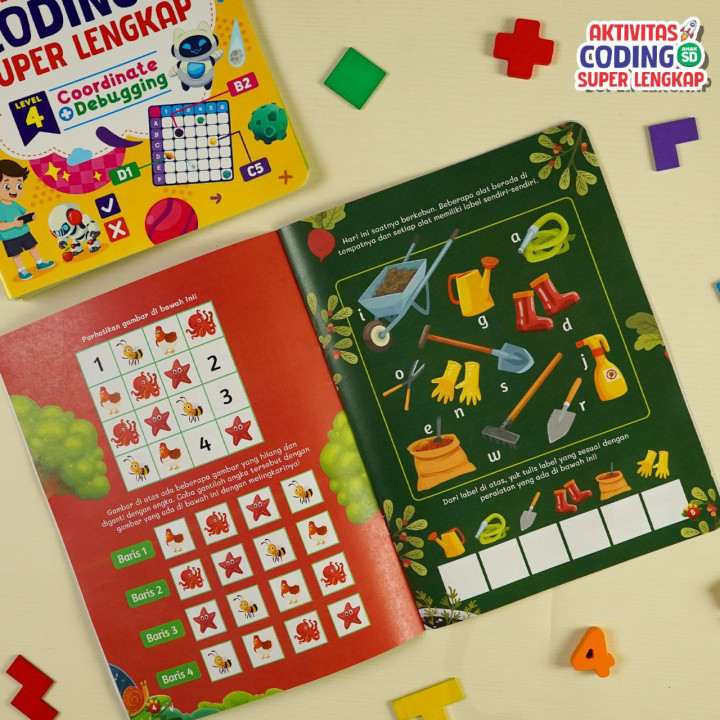 PO BUKU AKTIVITAS CODING SUPER LENGKAP UNTUK SD - ZIYAD