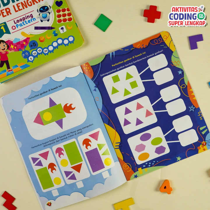 PO BUKU AKTIVITAS CODING SUPER LENGKAP UNTUK SD - ZIYAD