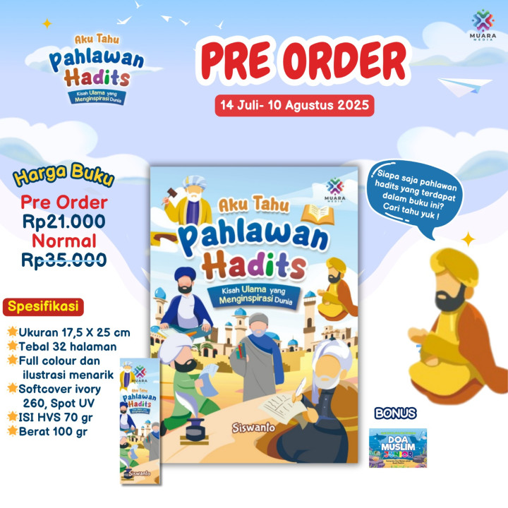PO BUKU AKU TAHU PAHLAWAN HADIST 1 & 2 BY MUARA MEDIA