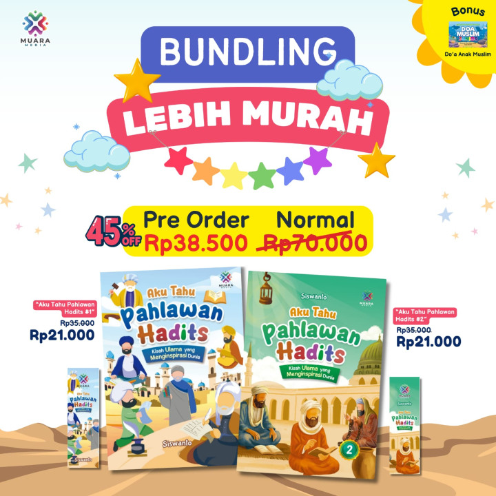 PO BUKU AKU TAHU PAHLAWAN HADIST 1 & 2 BY MUARA MEDIA