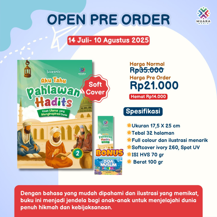 PO BUKU AKU TAHU PAHLAWAN HADIST 1 & 2 BY MUARA MEDIA