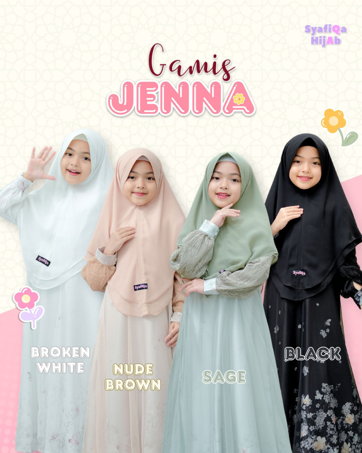 PO GAMIS JENNA BY SYAFIQA 
