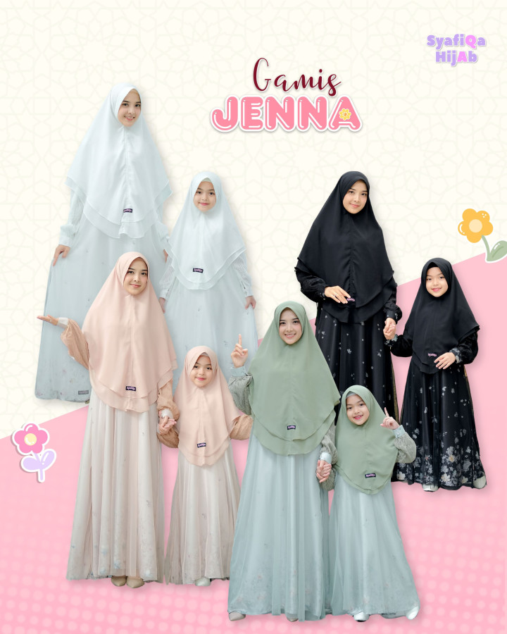 PO GAMIS JENNA BY SYAFIQA 