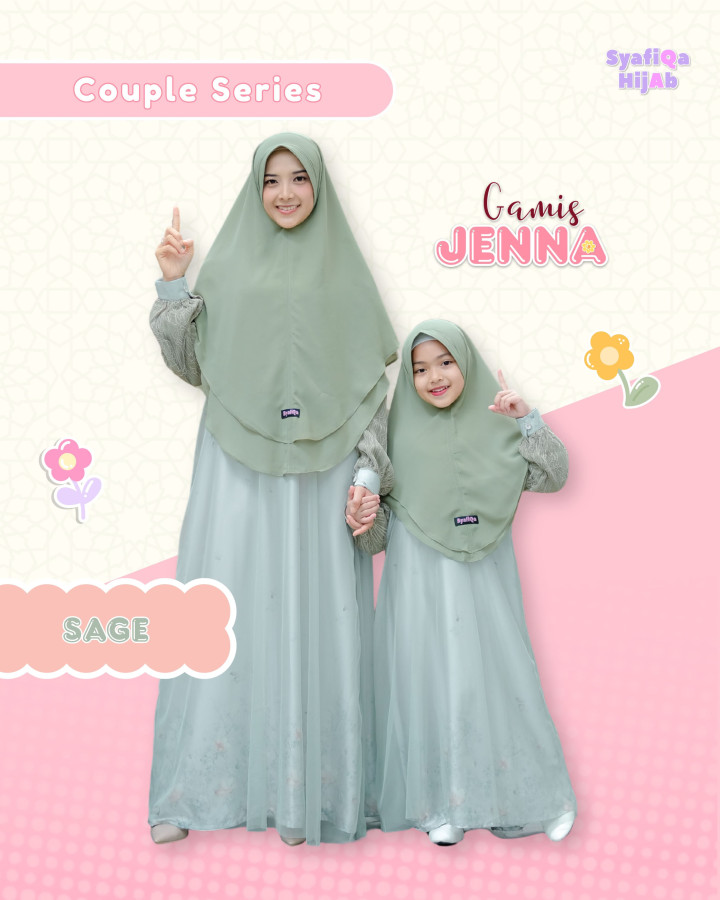 PO GAMIS JENNA BY SYAFIQA 