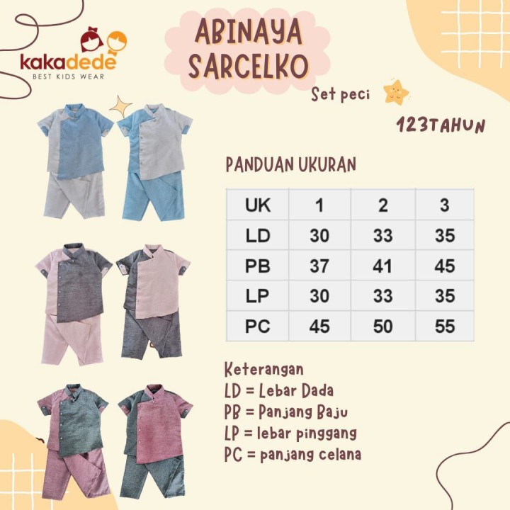 ABINAYA SARCELKO SET PECI