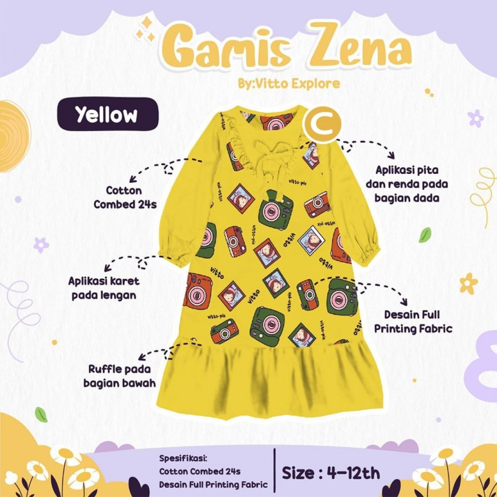 GAMIS ZENA BY VITTO KIDSWEAR