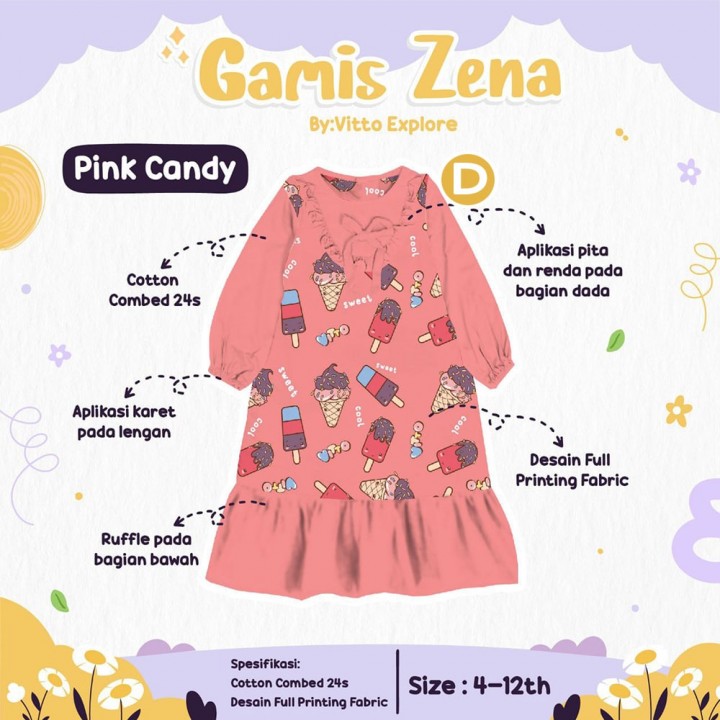 GAMIS ZENA BY VITTO KIDSWEAR