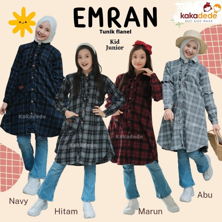 EMRAN TUNIK FLANEL MOTIF 1