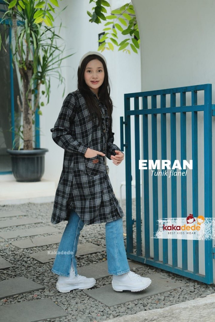 EMRAN TUNIK FLANEL MOTIF 1