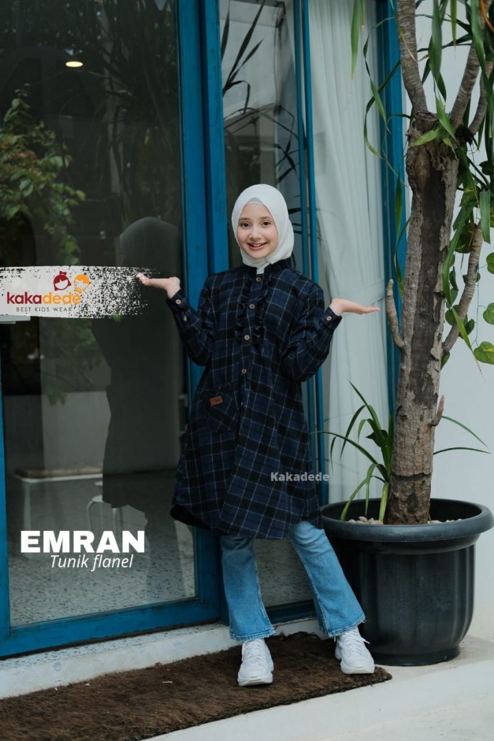 EMRAN TUNIK FLANEL MOTIF 1
