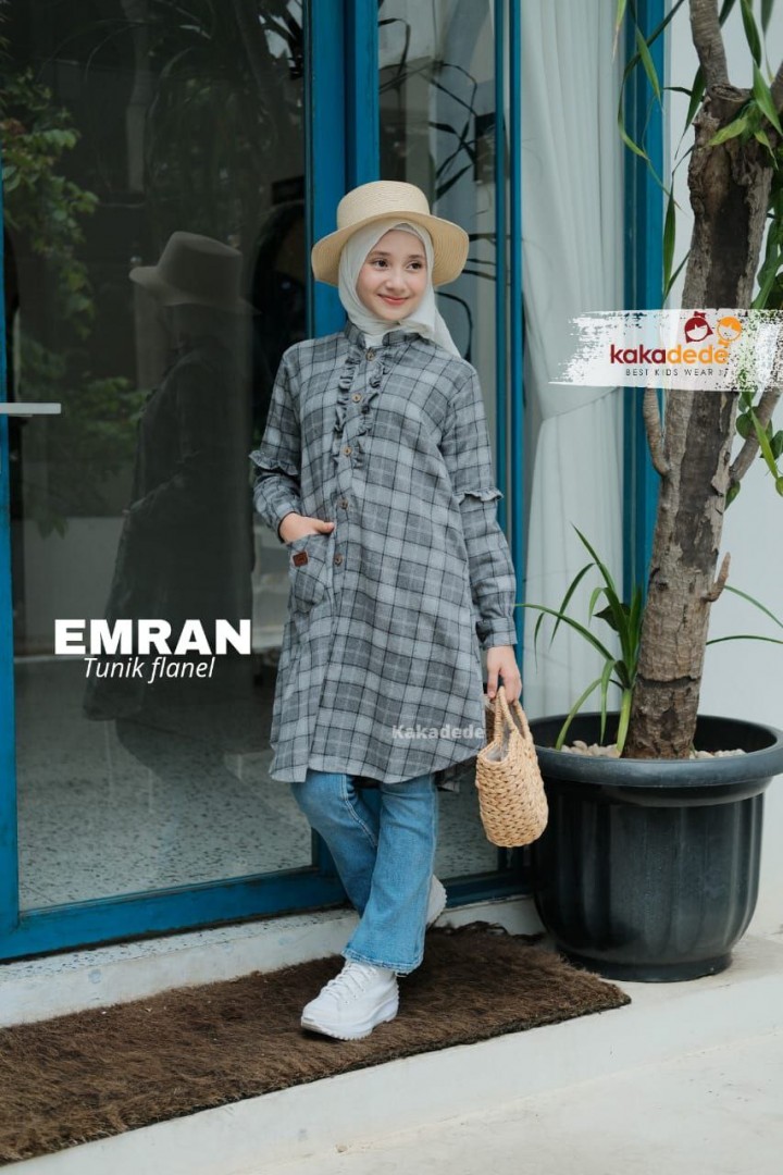 EMRAN TUNIK FLANEL MOTIF 1