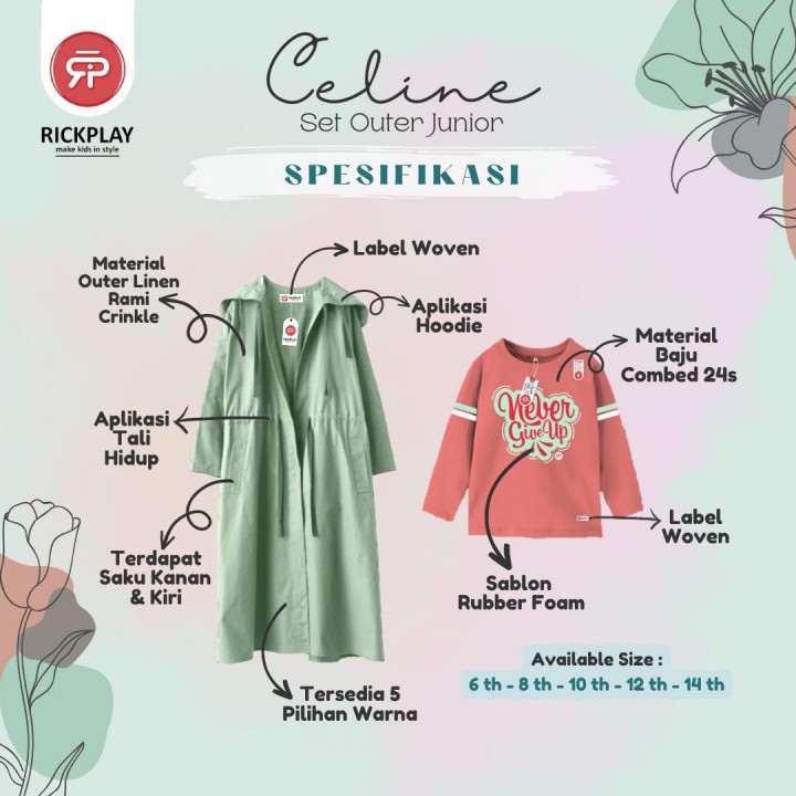 CELINE SET OUTHER BY RICKPLAY