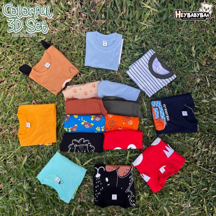 COLORFUL 3D SET BY HEYBABYBAA