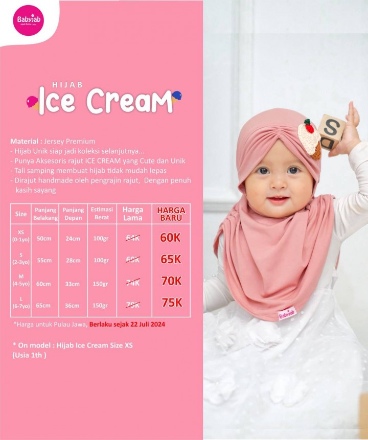 HIJAB ICE CREAM BY BABYJAB