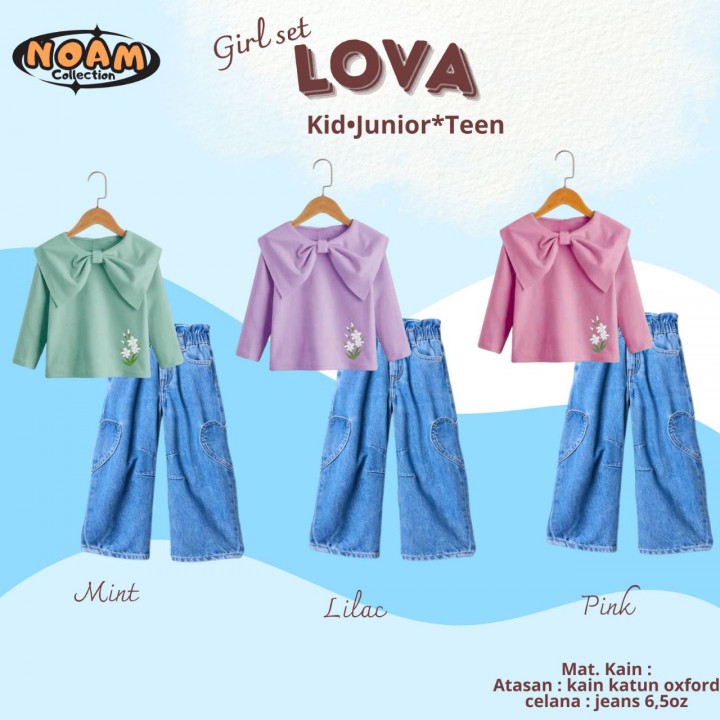 PO GIRL SET LOVA (KIDS) BY NOAM