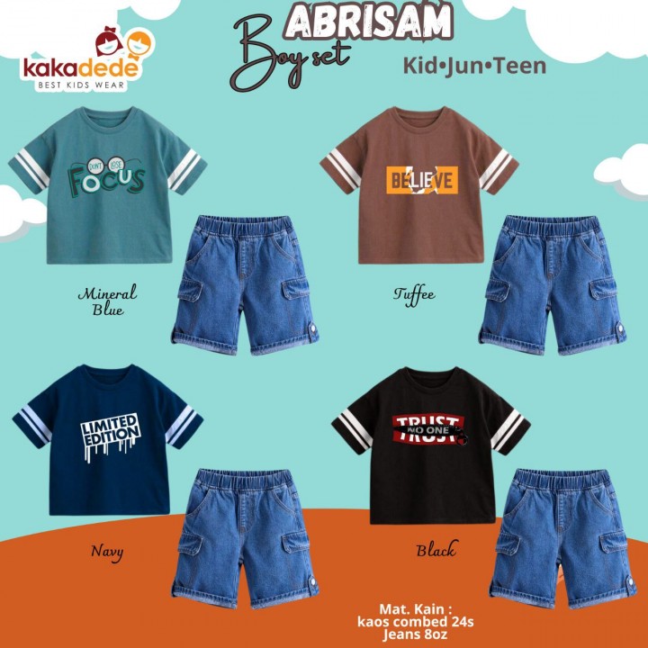 PO ABRISAM BOY SET (KIDS) BY KAKADEDE