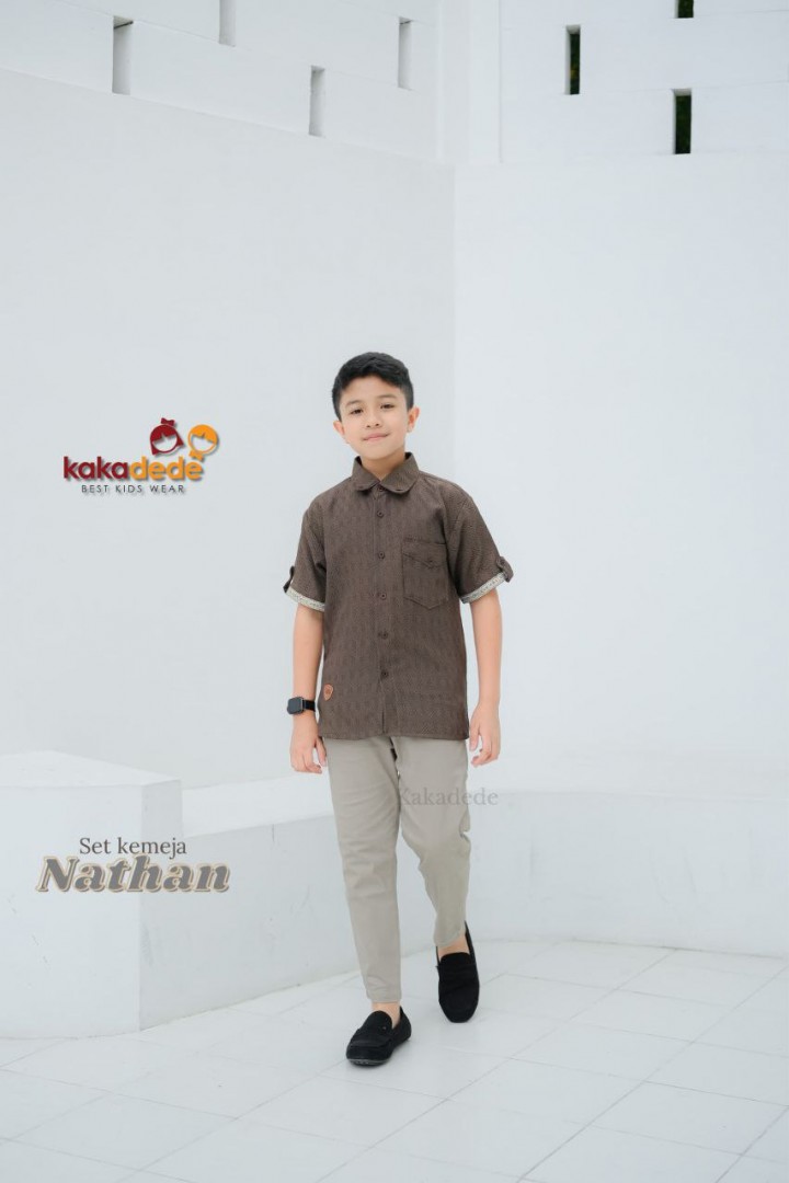 PO SET KEMEJA NATHAN BY KAKADEDE