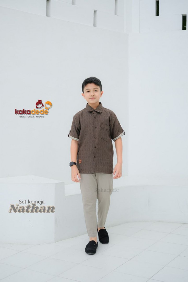 PO SET KEMEJA NATHAN BY KAKADEDE