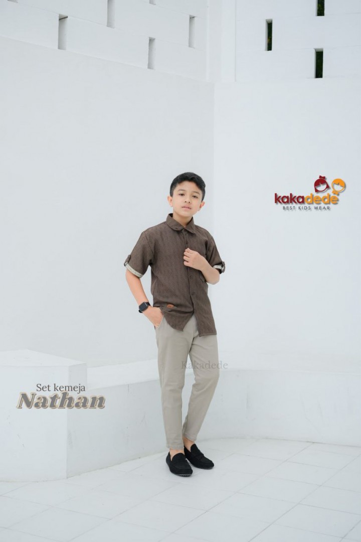 PO SET KEMEJA NATHAN BY KAKADEDE