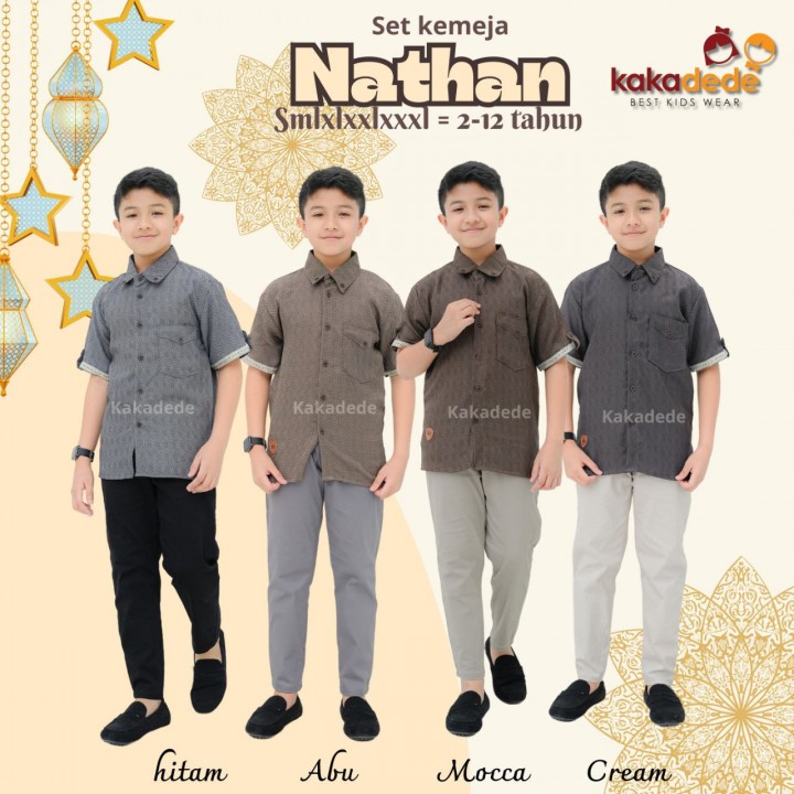 PO SET KEMEJA NATHAN BY KAKADEDE