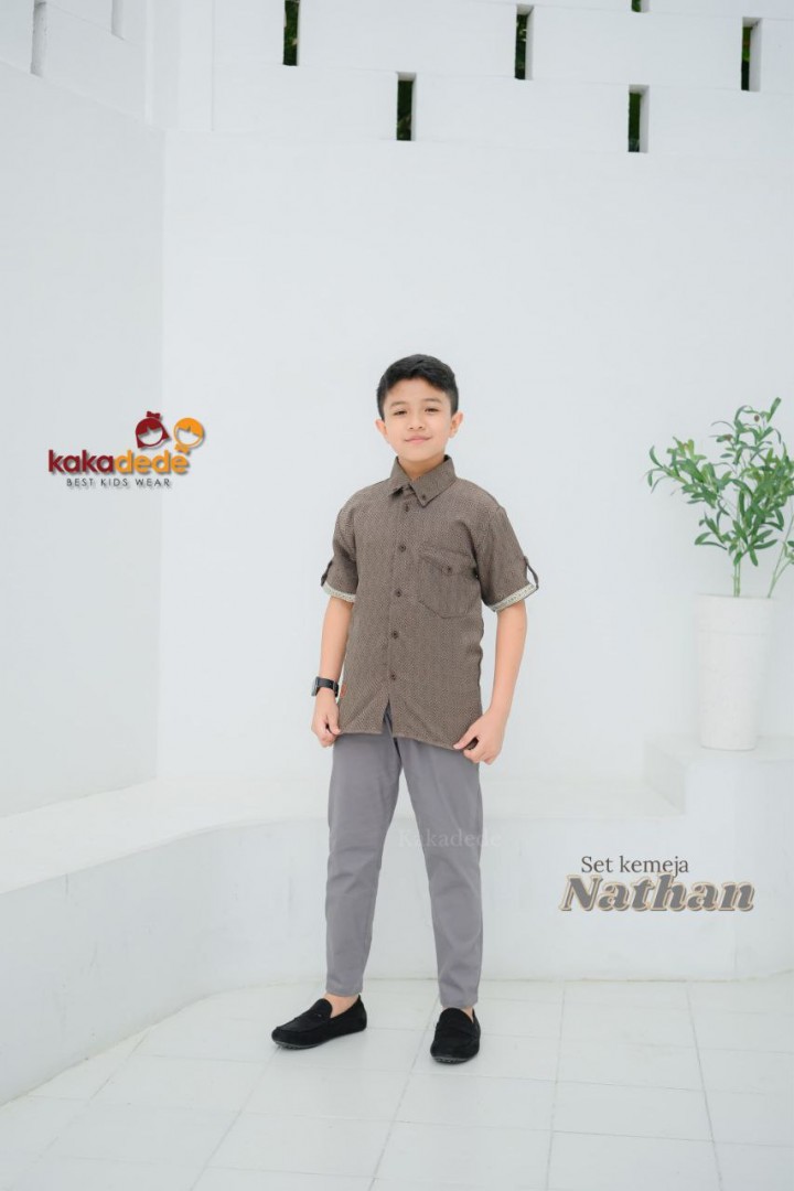 PO SET KEMEJA NATHAN BY KAKADEDE