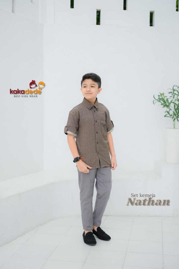 PO SET KEMEJA NATHAN BY KAKADEDE