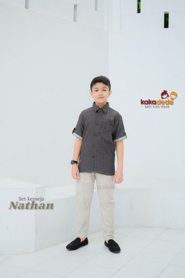 PO SET KEMEJA NATHAN BY KAKADEDE