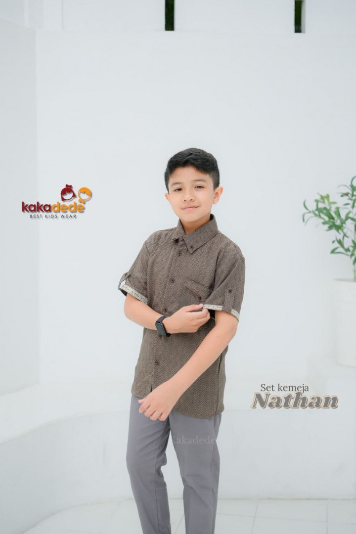 PO SET KEMEJA NATHAN BY KAKADEDE