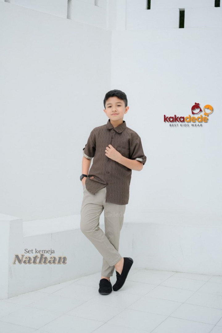 PO SET KEMEJA NATHAN BY KAKADEDE