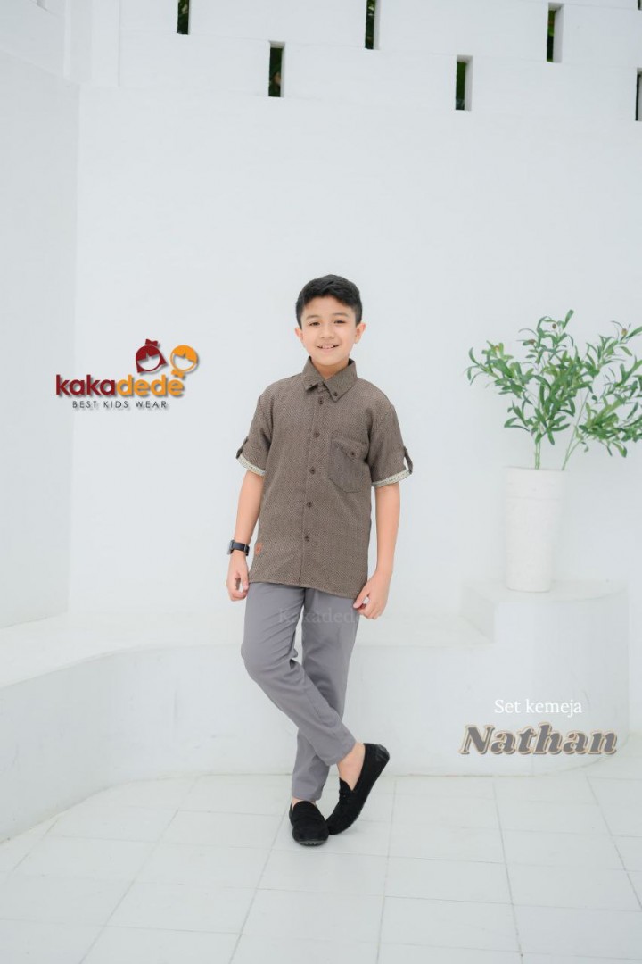 PO SET KEMEJA NATHAN BY KAKADEDE