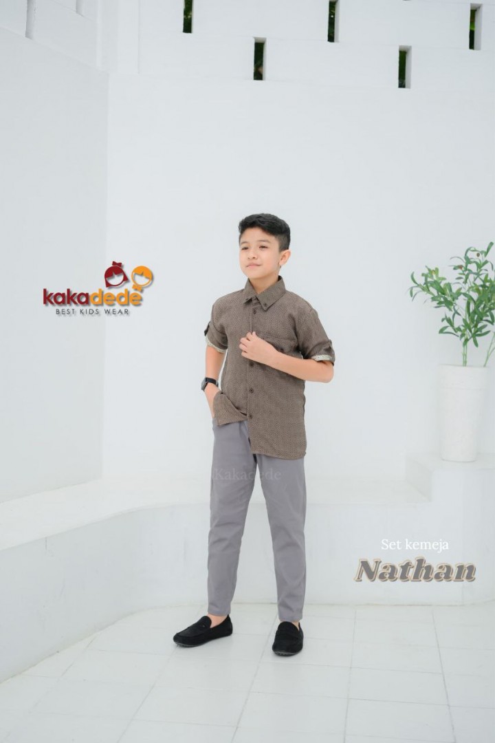 PO SET KEMEJA NATHAN BY KAKADEDE