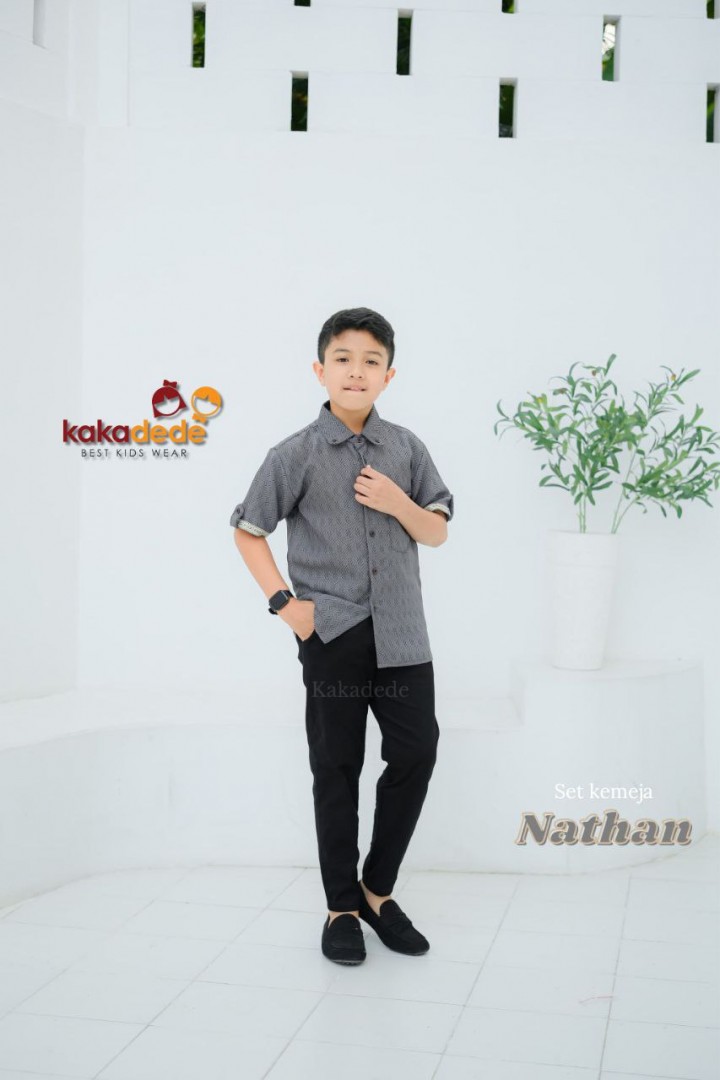 PO SET KEMEJA NATHAN BY KAKADEDE