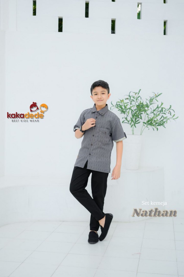 PO SET KEMEJA NATHAN BY KAKADEDE